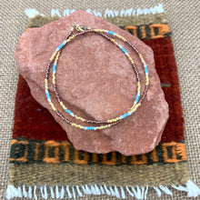 Load image into Gallery viewer, Golden Wheat Delica Beaded Necklace
