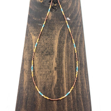Load image into Gallery viewer, Golden Wheat Delica Beaded Necklace