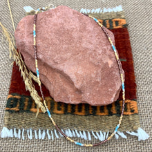 Load image into Gallery viewer, Golden Wheat Delica Beaded Necklace