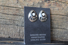 Load image into Gallery viewer, White Opal Bear Claw Earrings