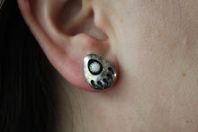 Load image into Gallery viewer, White Opal Bear Claw Earrings