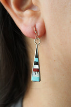 Load image into Gallery viewer, Multistone Inlay Dangles