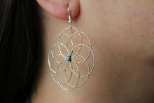 Load image into Gallery viewer, Turquoise Blooms Earrings
