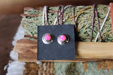 Load image into Gallery viewer, Pink Opal Studs