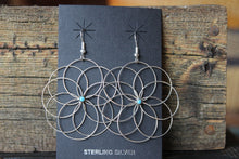 Load image into Gallery viewer, Turquoise Blooms Earrings