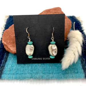 Silver Water Earrings