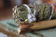 Load image into Gallery viewer, Lavender &amp; Blush Stone Gold Filled Ring