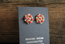 Load image into Gallery viewer, Red Coral Earrings