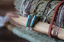 Load image into Gallery viewer, Long Turquoise Studs