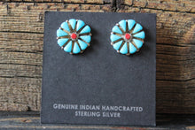 Load image into Gallery viewer, Turquoise + Coral Clusters