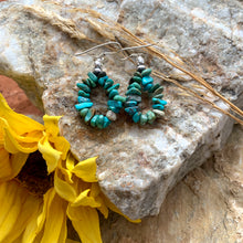 Load image into Gallery viewer, Turquoise Raindrop Earrings