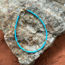 Load image into Gallery viewer, Gold Liquid Turquoise Bracelet