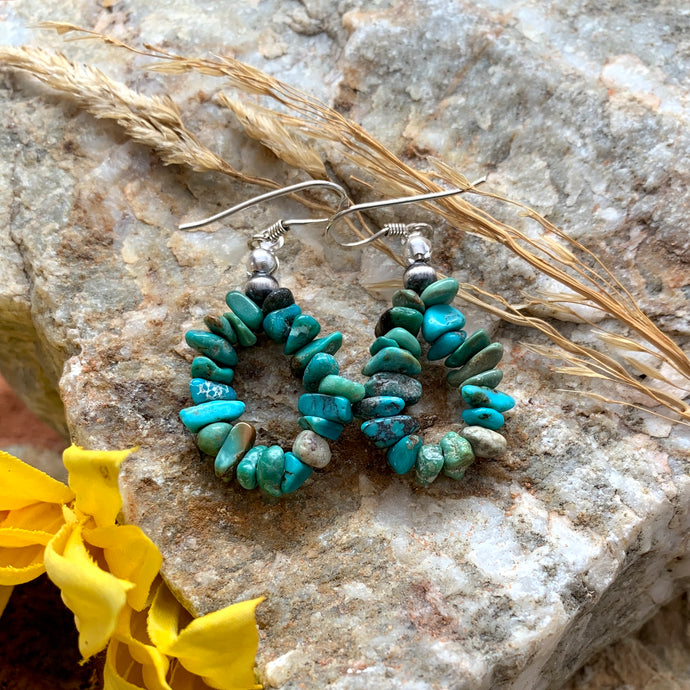 Turquoise Raindrop Earrings