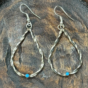 Silver Teardrop Earrings