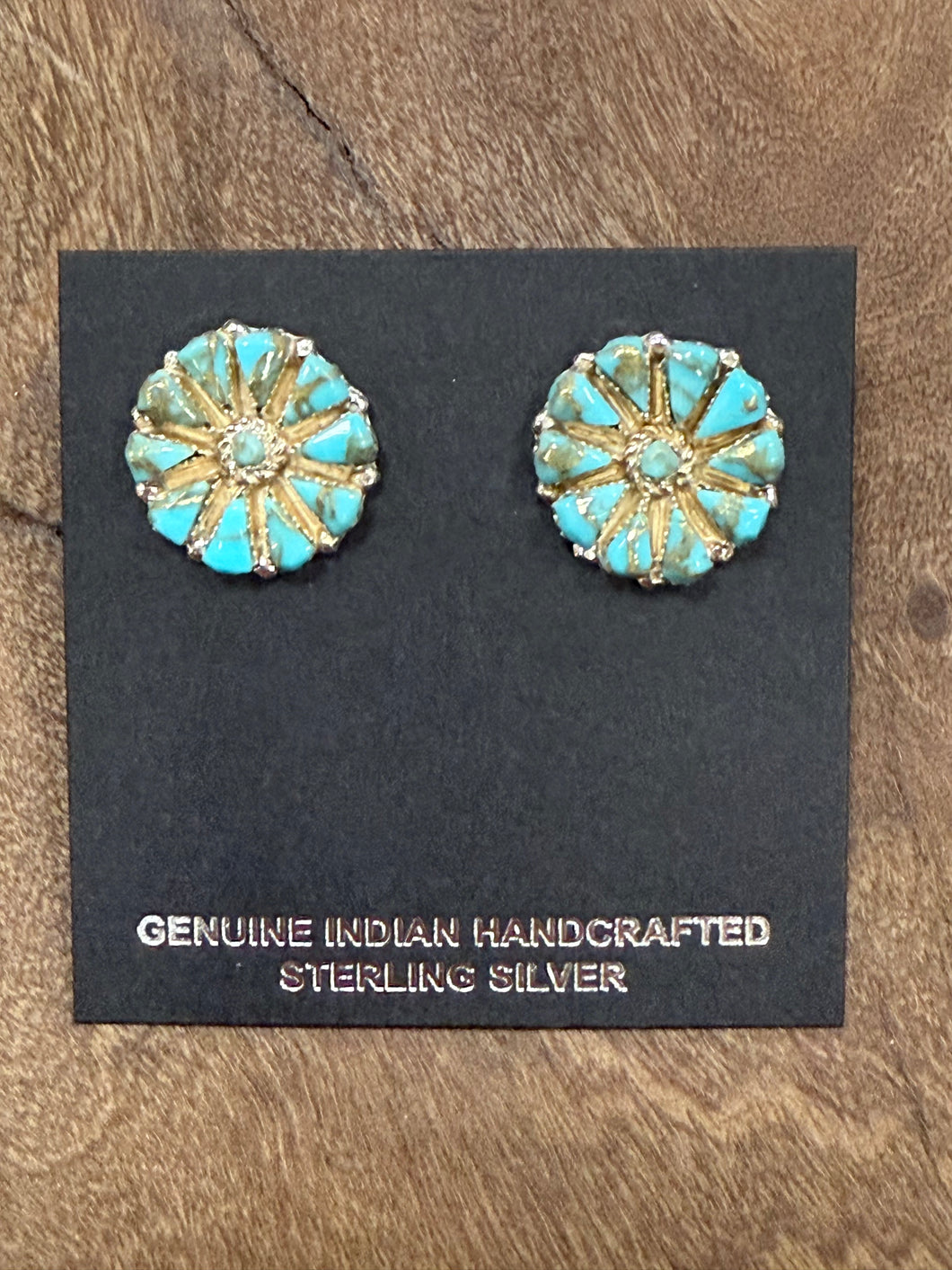 Turquoise Cluster Earrings