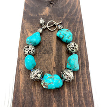 Load image into Gallery viewer, Chunky Turquoise Bracelet