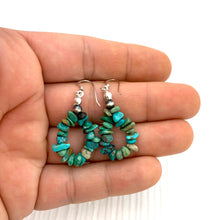 Load image into Gallery viewer, Turquoise Raindrop Earrings