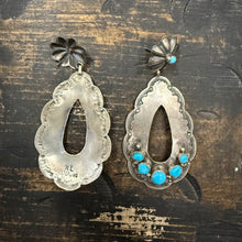 Load image into Gallery viewer, Brushed Silver Dangles