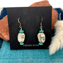 Load image into Gallery viewer, Silver Water Earrings
