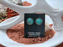 Load image into Gallery viewer, Bluebird Turquoise Studs