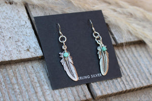 Simple Feather Earrings