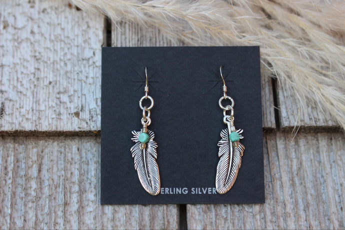 Simple Feather Earrings