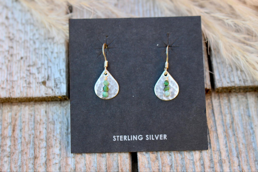 Hammered Sterling Silver Earrings