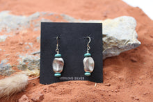 Load image into Gallery viewer, Silver Water Earrings
