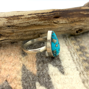 Turquoise Teardrop Ring
