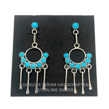 Load image into Gallery viewer, Turquoise Night Sky Earrings