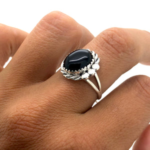Black Onyx Dottie Ring
