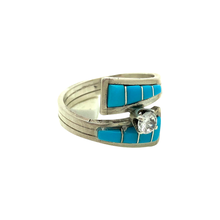 Load image into Gallery viewer, Turquoise Wedding Ring