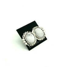 Load image into Gallery viewer, White Buffalo Howlite Studs