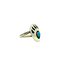 Load image into Gallery viewer, Turquoise Bear Claw Ring