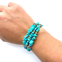Load image into Gallery viewer, Turquoise Wrap Around Bracelet