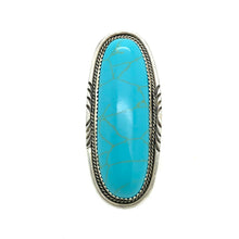 Load image into Gallery viewer, Long Turquoise Ring