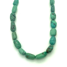 Load image into Gallery viewer, Turquoise River Stone Necklace
