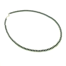 Load image into Gallery viewer, 4 mm Sterling Silver Navajo Pearls