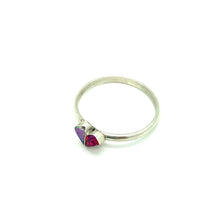 Load image into Gallery viewer, Red and Pink Opal Heart Ring