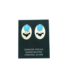 Load image into Gallery viewer, Native Sky Turquoise Earrings
