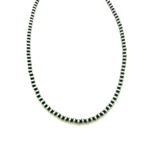 4 mm Sterling Silver Navajo Pearls