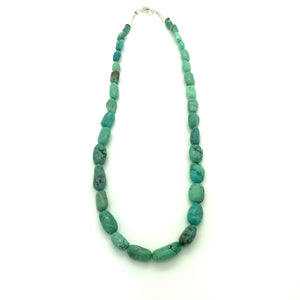 Turquoise River Stone Necklace