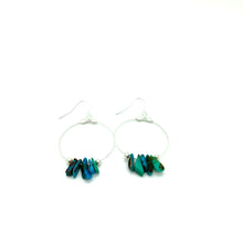 Load image into Gallery viewer, Turquoise River Hoops