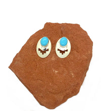 Load image into Gallery viewer, Native Sky Turquoise Earrings
