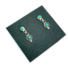 Load image into Gallery viewer, Turquoise Teardrop Earrings