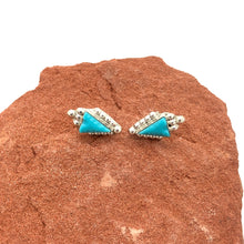 Load image into Gallery viewer, Turquoise Arrowhead Studs