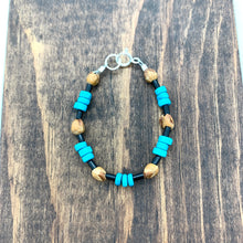 Load image into Gallery viewer, Turquoise &amp; Juniper Baby Bracelet