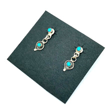 Load image into Gallery viewer, Turquoise Teardrop Earrings