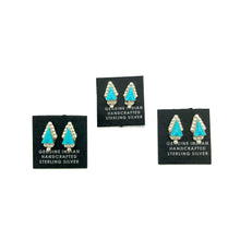 Load image into Gallery viewer, Turquoise Arrowhead Studs