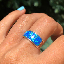 Load image into Gallery viewer, Blue Opal Waters Ring
